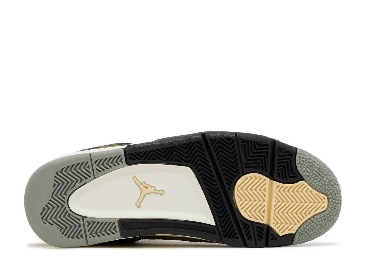 Air Jordan 4 Retro SE Craft Medium Olive Cliff Jog Home Leisure