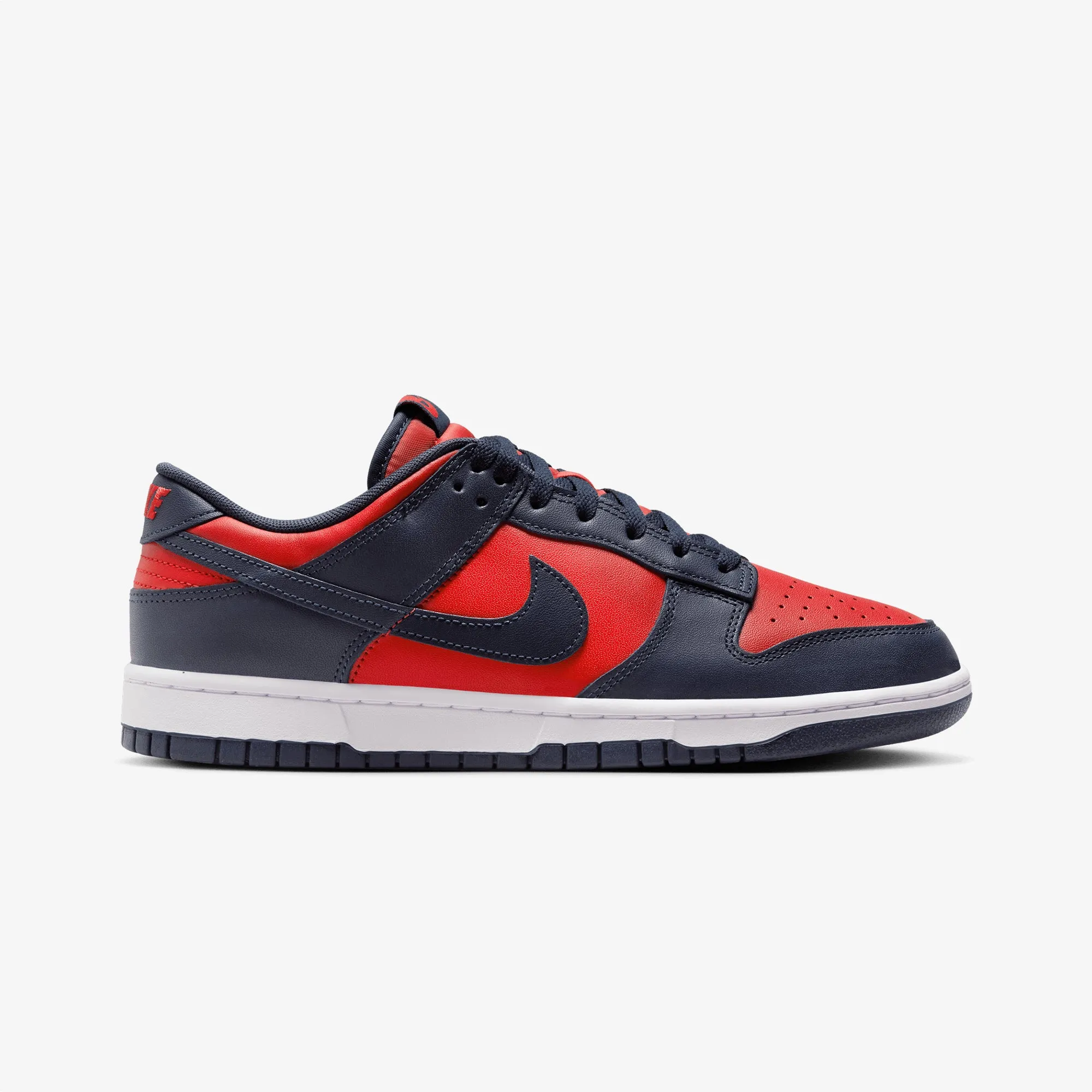 Clean Step Comfort footbed NIKE | DUNK LOW RETRO { UNIVERSITY RED/OBSIDIAN-WHITE