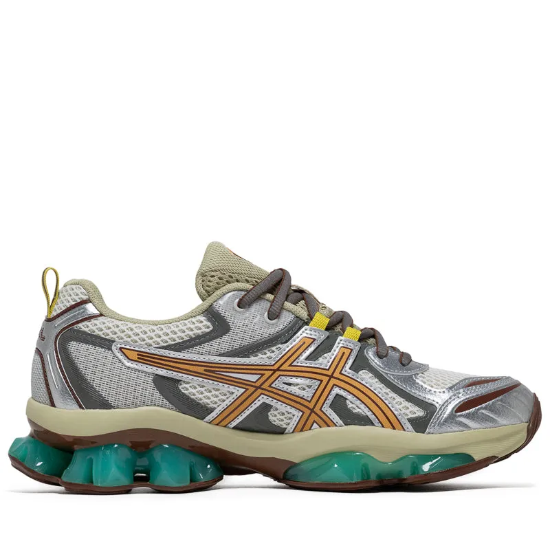 Comfort Ankle Gold Tone Asics Gel-Quantum Kinetic - White/Khaki