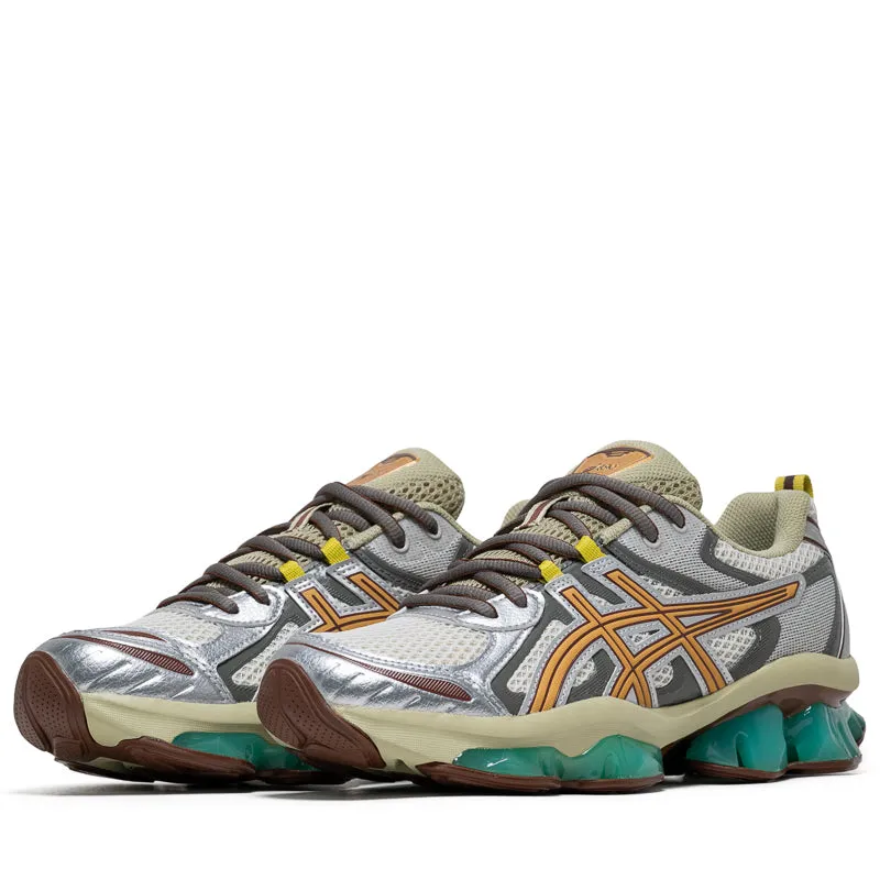 Kids Fun Strong Step Asics Gel-Quantum Kinetic - White/Khaki