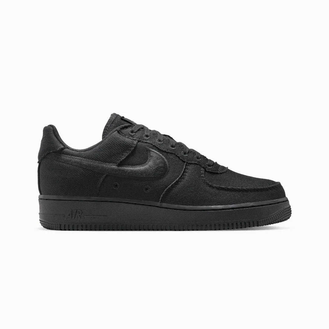Comfort Run Ventilation holes NIKE | AIR FORCE 1 LOW CANVAS { BLACK/BLACK