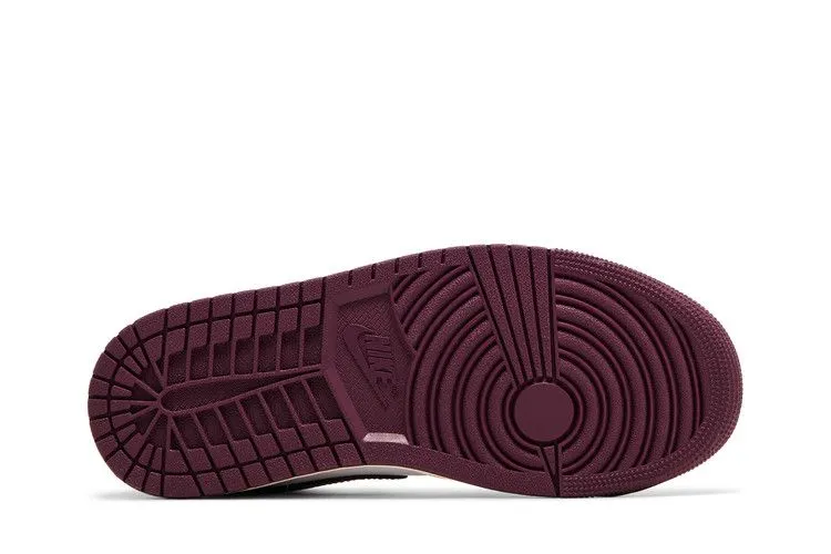 Wmns Air Jordan 1 Low 'Bordeaux' Comfortable Design Winter Base