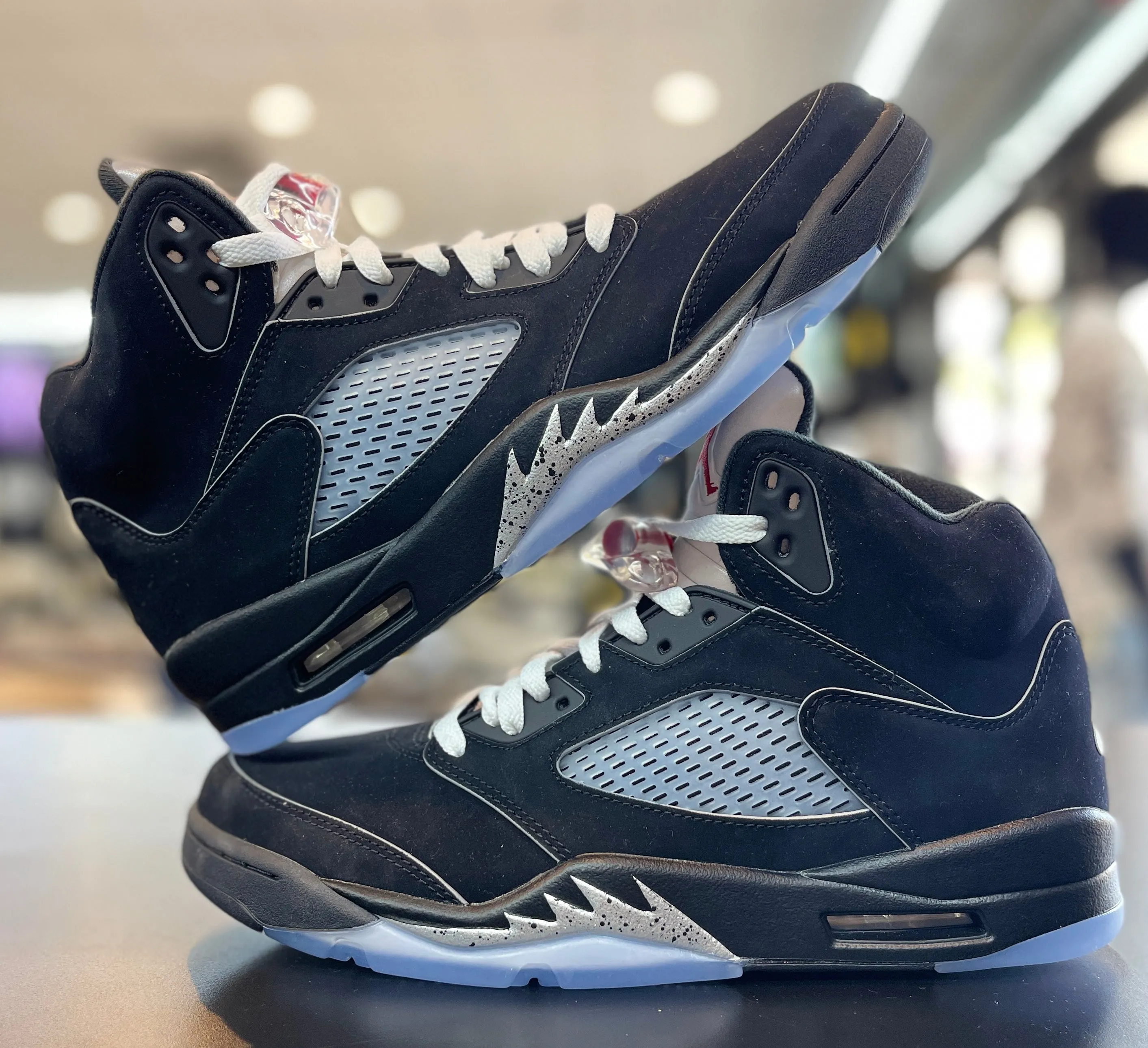 Air Jordan Retro 5 ??Black Metallic Reimagined?? Slip Free