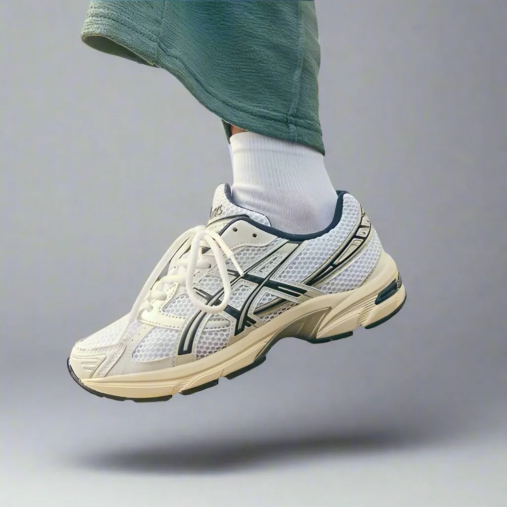 Recycled Rubber Base High   Top Style ASICS Gel-1130 White Midnight (Women's)