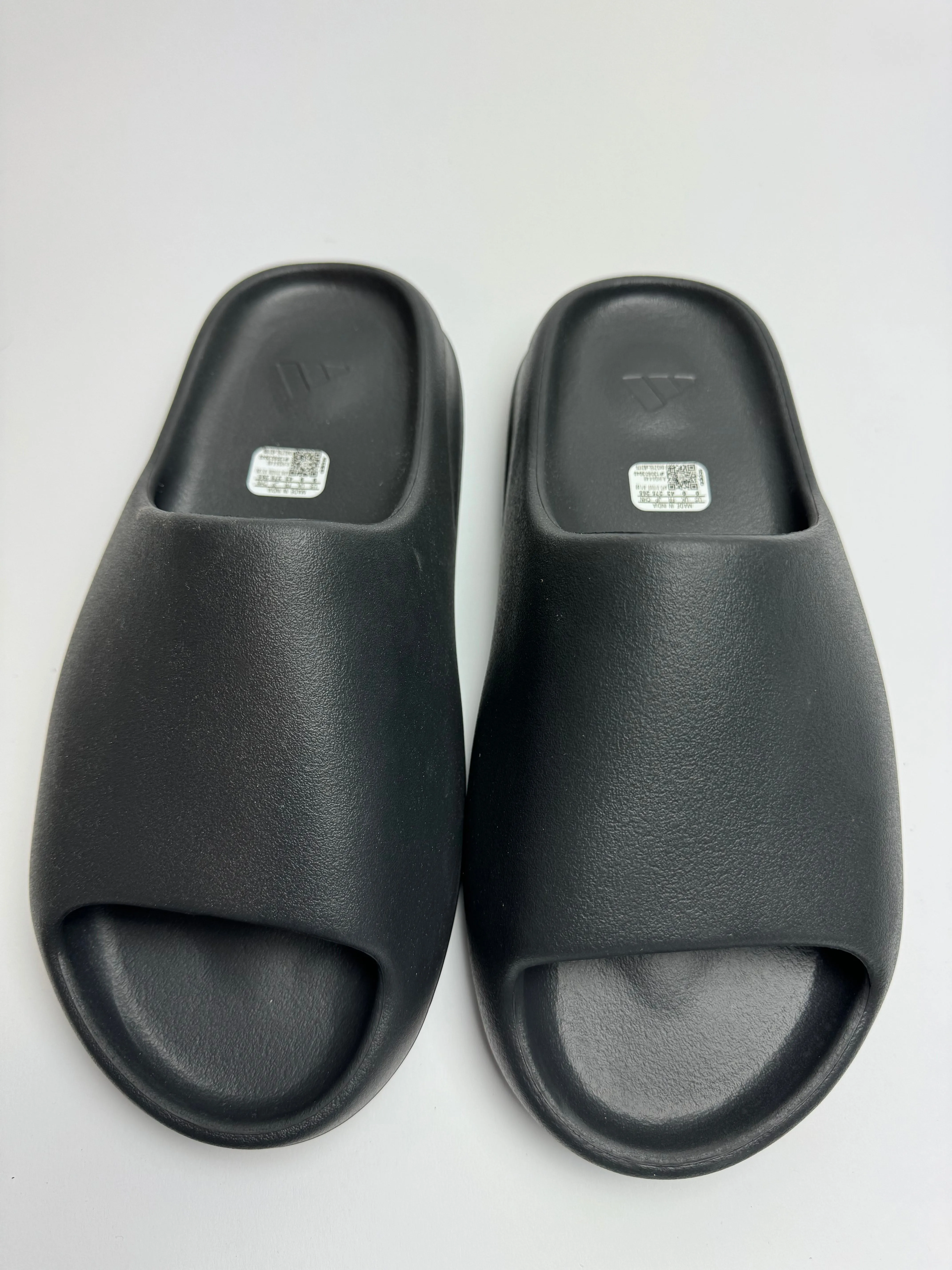 Simple Step-On Quick Release Laces Yeezy Slides "Onyx"