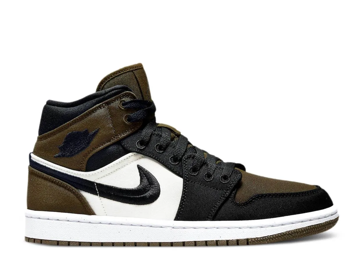 party look Simple Flow Air Jordan 1 Mid SE Light Olive