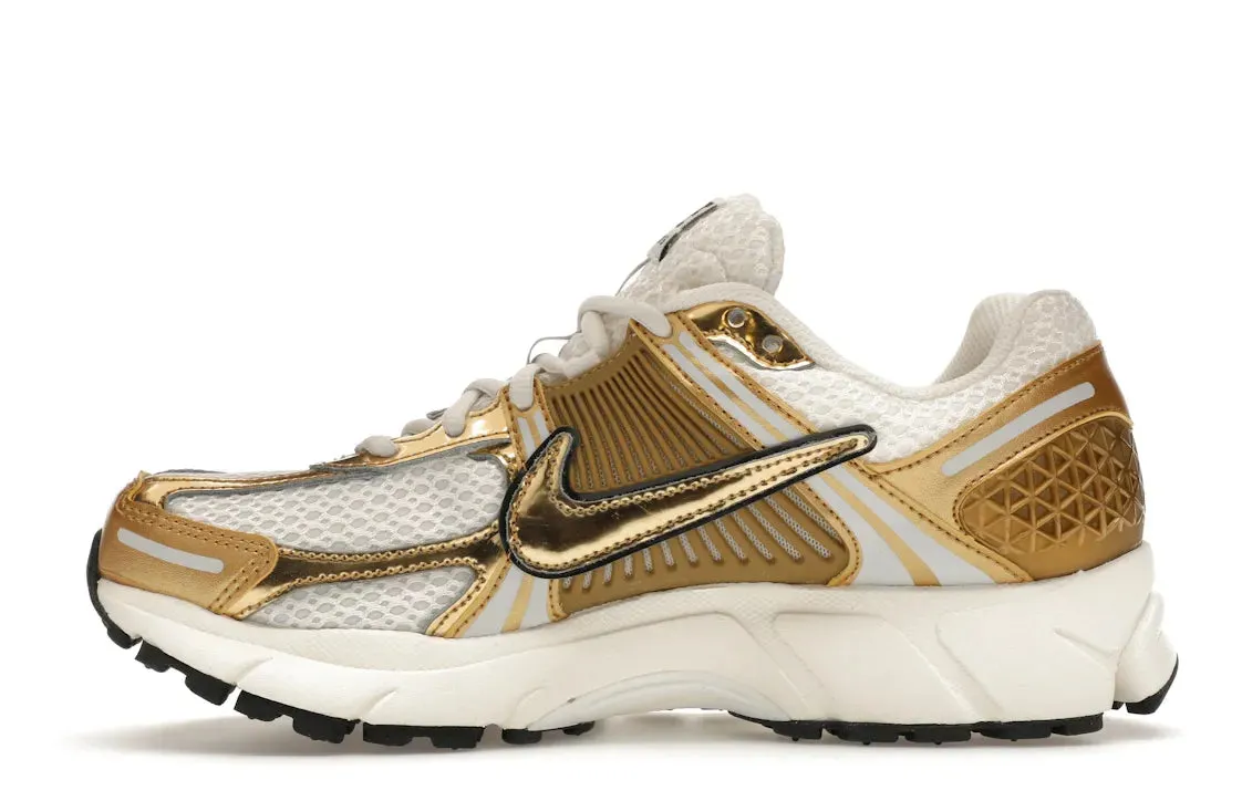 Nike Zoom Vomero 5 Metallic Gold (Women's) fashion - forward running shoes running with dog shoes