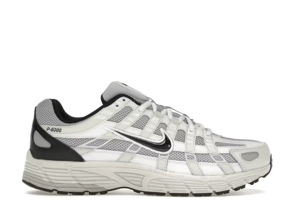 Nike P-6000 Platinum Tint Black Cross country odor - control - feature shoes