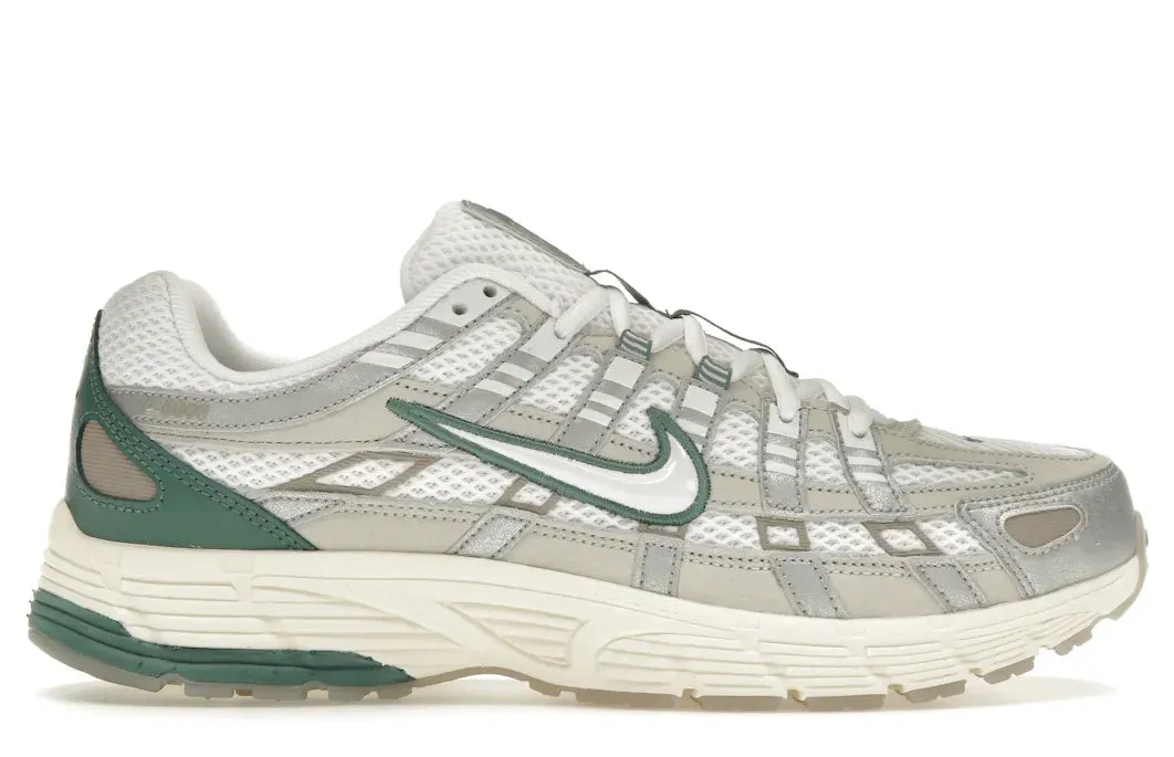 Ankle hug narrow - toe box shoes Nike P-6000 Premium Light Bone Bicoastal Green
