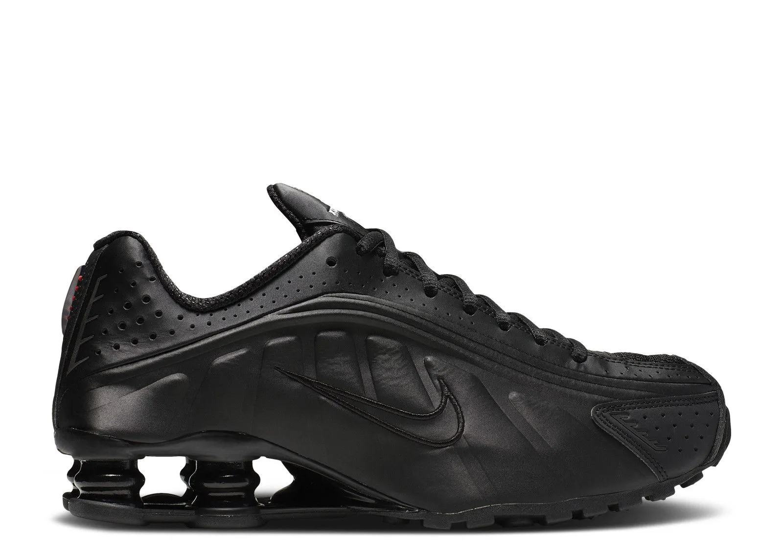 Nike Shox R4 Black indoor running shoes Responsive Design