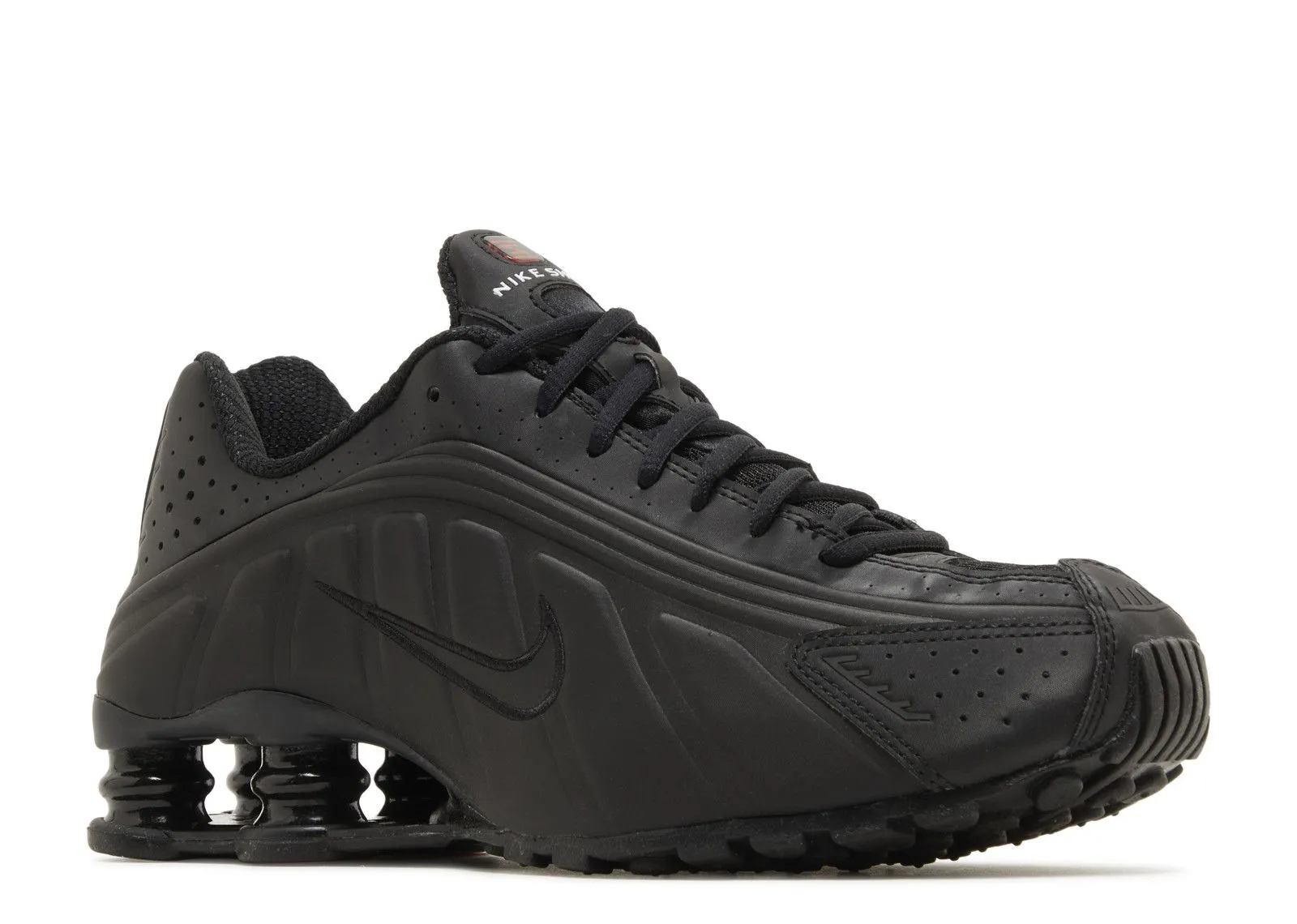Nike Shox R4 Black cool - down shoes Shock   Proof