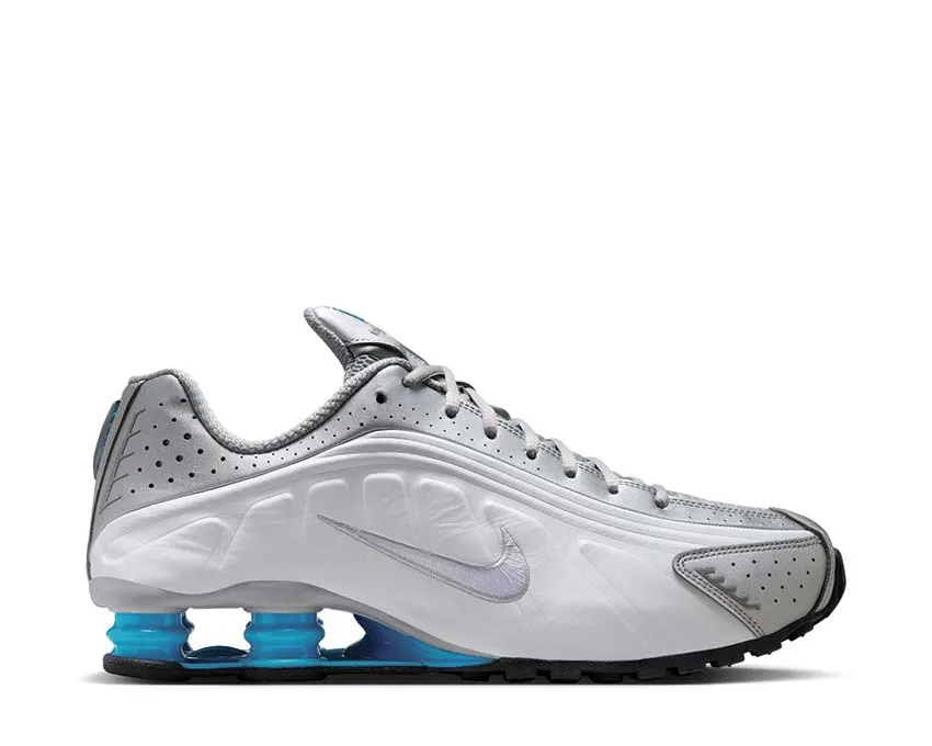 Nike Shox R4 "Blue Lagoon" modern shoe design TPU Outsole