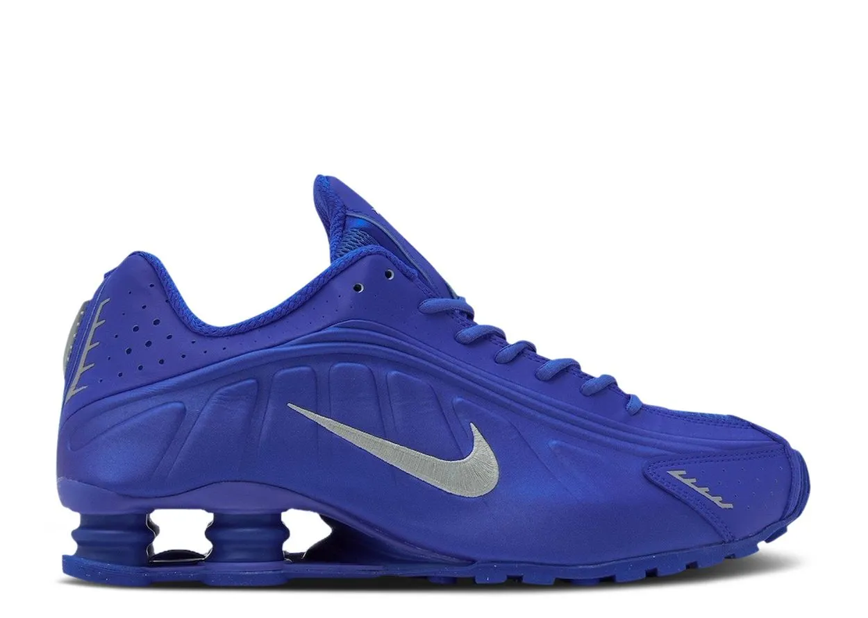 Nike Shox R4 Racer Blue Metallic Silver Great functionality CarbonRubberOutsole