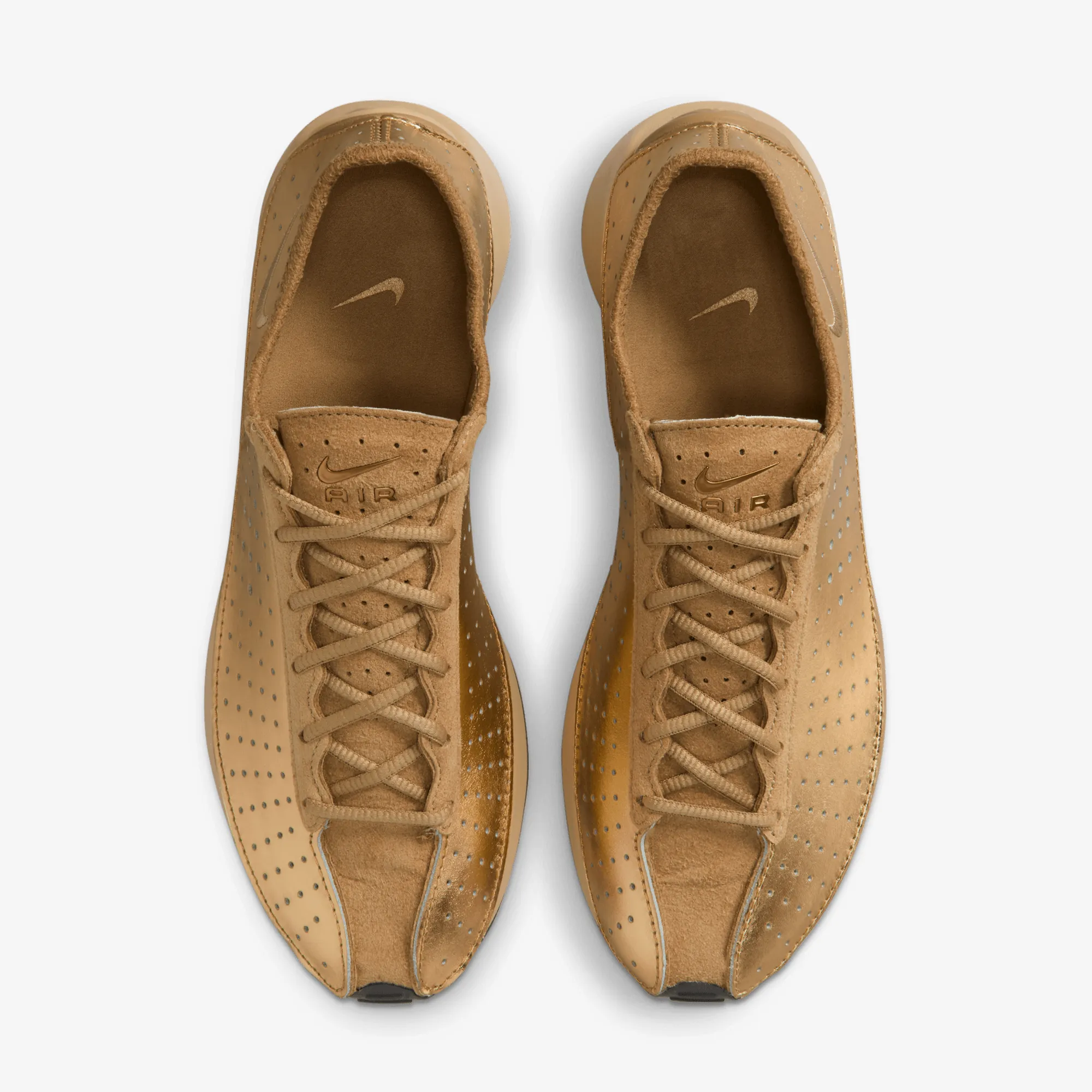 Storm Proof Soul Walk Nike | AIR SUPERFLY { METALLIC GOLD/PARACHUTE BEIGE-BLACK