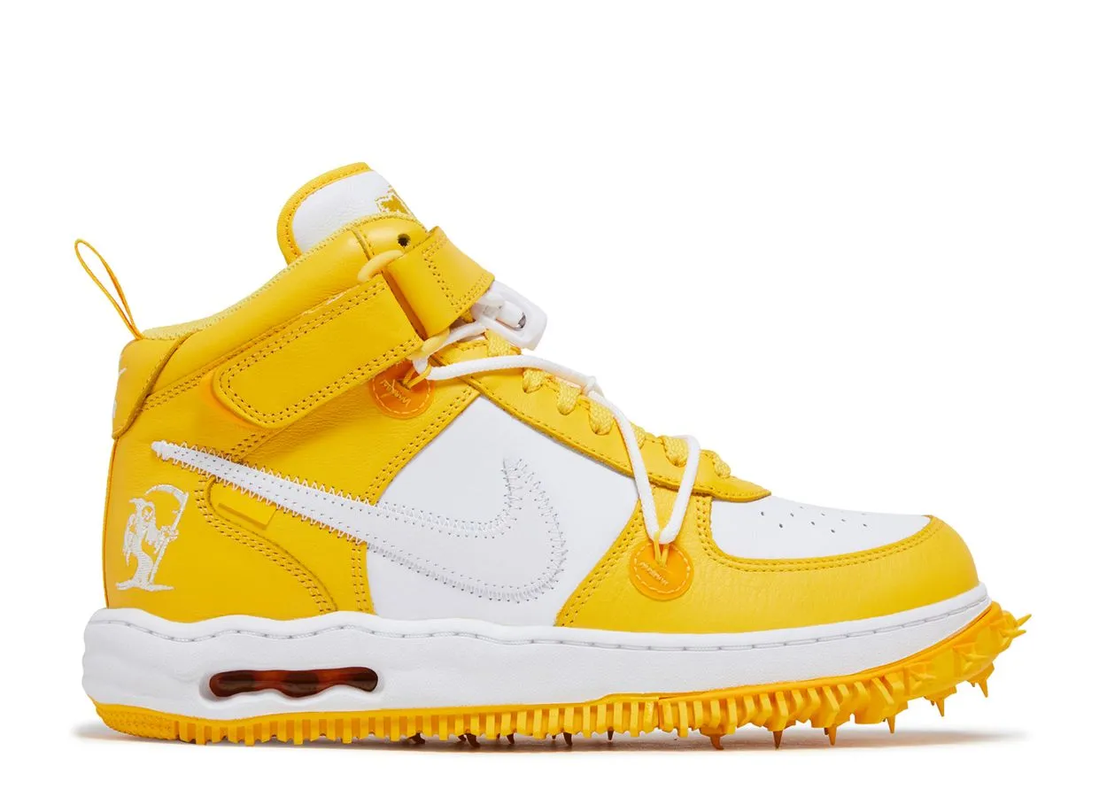 Open Feel Nike Air Force 1 Mid SP Off-White Varsity Maize
