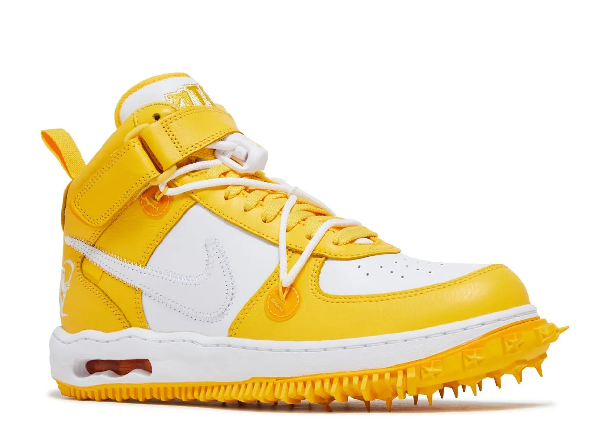 Nike Air Force 1 Mid SP Off-White Varsity Maize Sand Beige