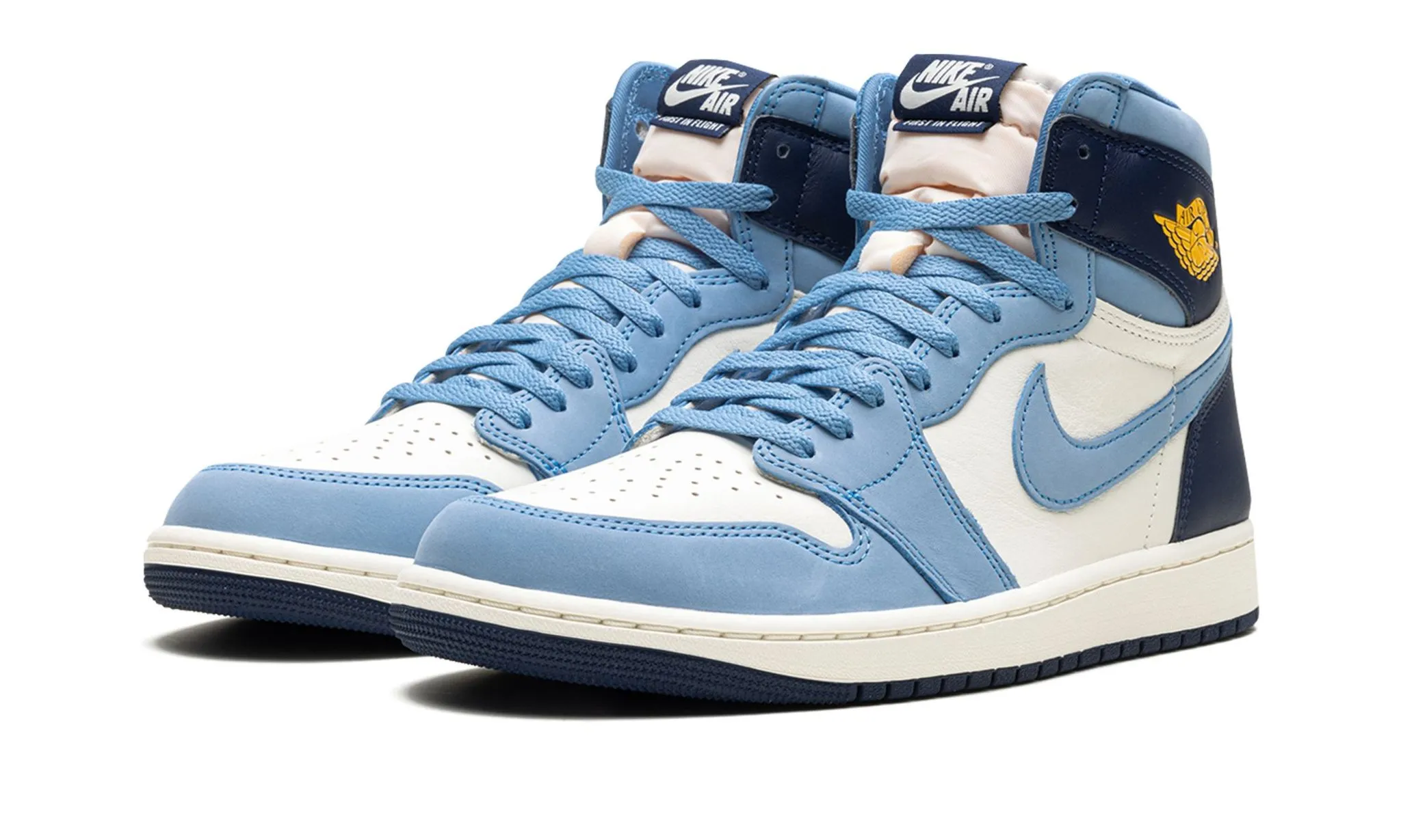 Wmns Air Jordan 1 Retro High OG 'First in Flight' Campus Pace Plain Jog