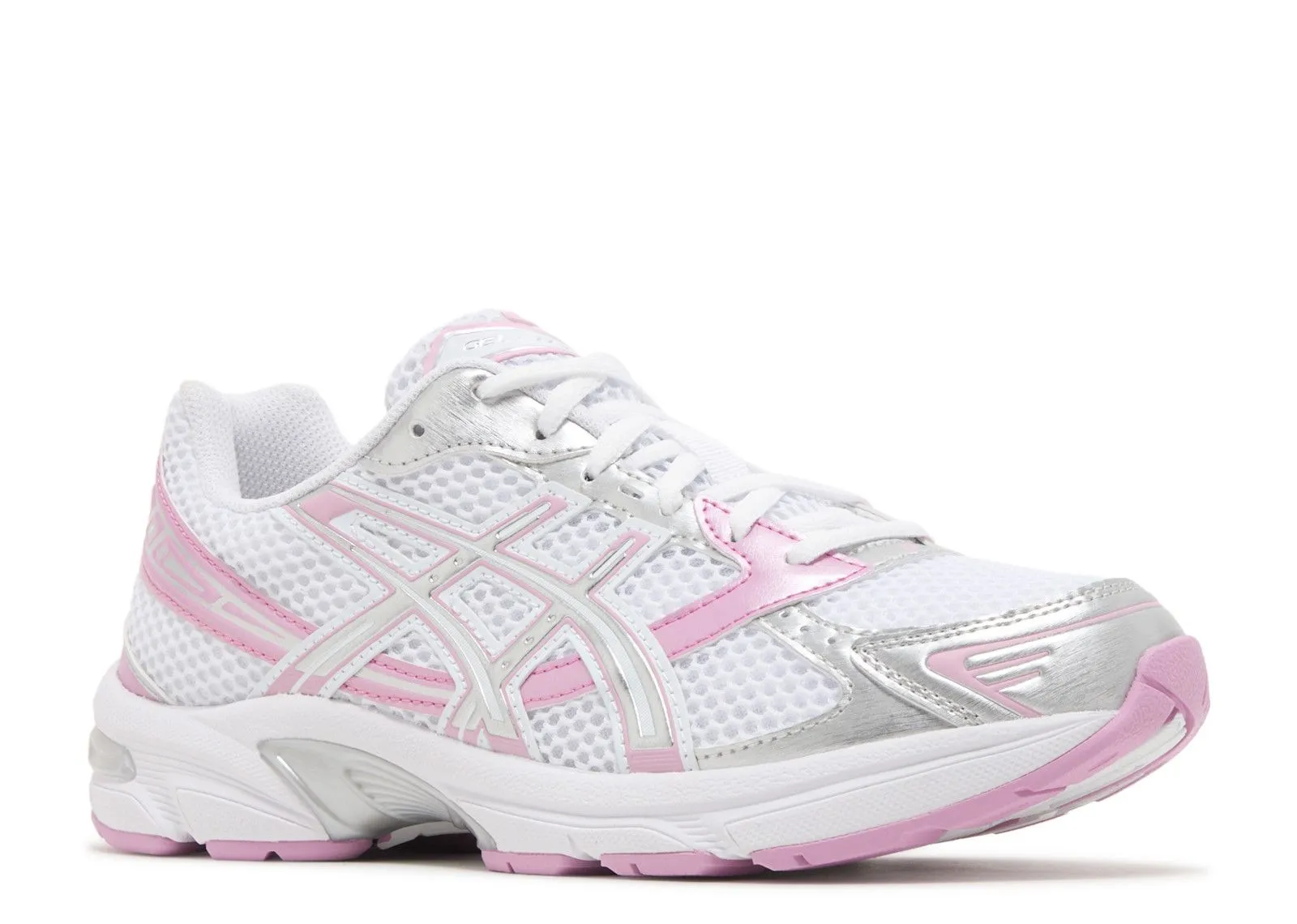 Asics Gel-1130 White Pure Silver Pink Bacterial Resistant Lining