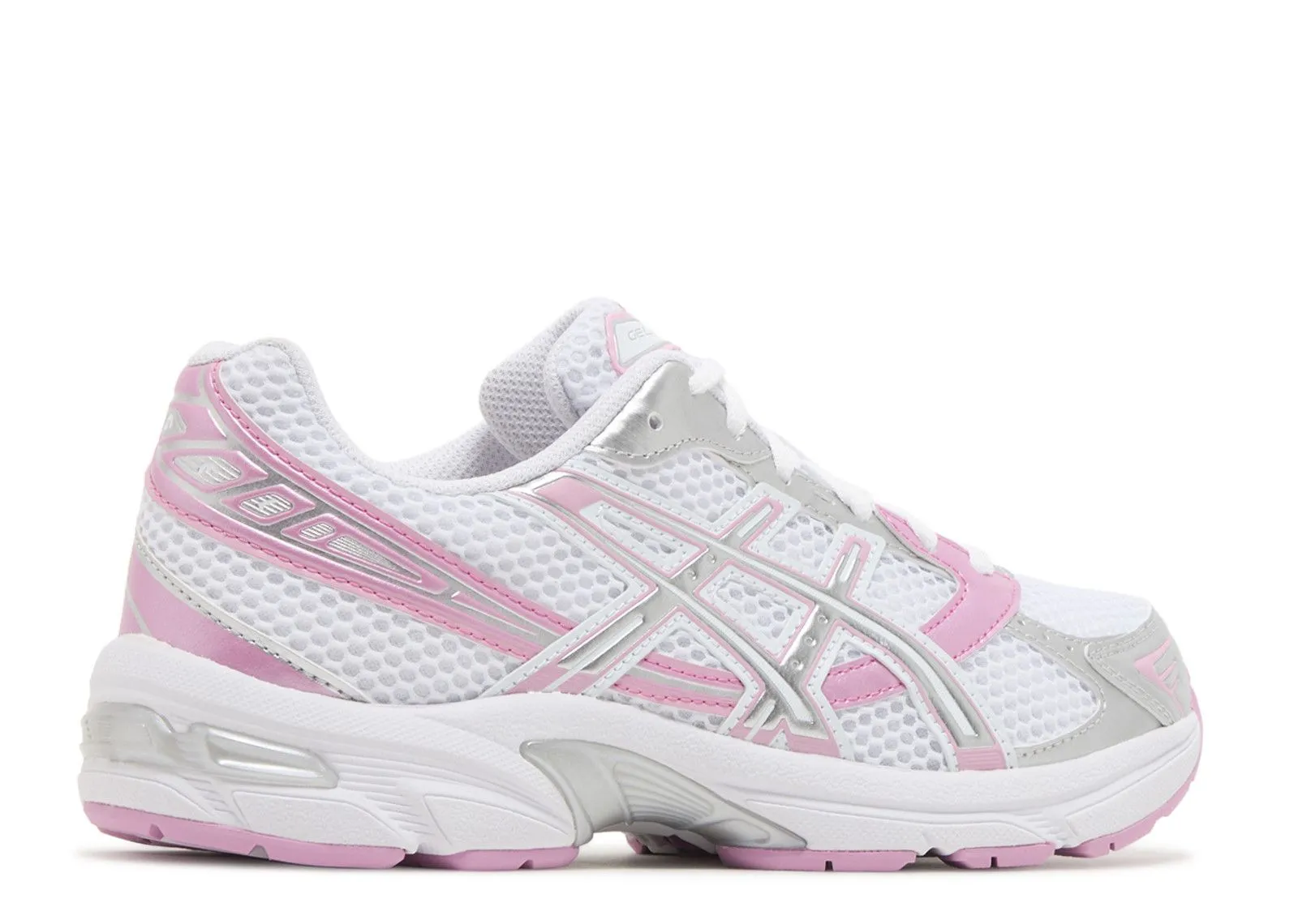 Daily Activity Flexible Chassis Asics Gel-1130 White Pure Silver Pink