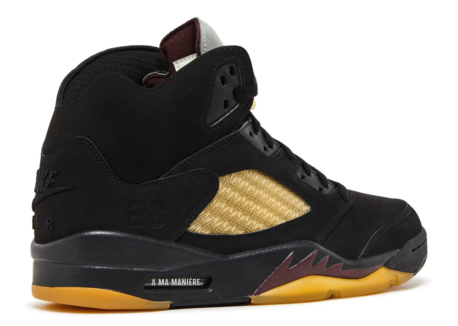 Simple Pair Activity Fit Air Jordan 5 Retro SP A Ma Maniere Black
