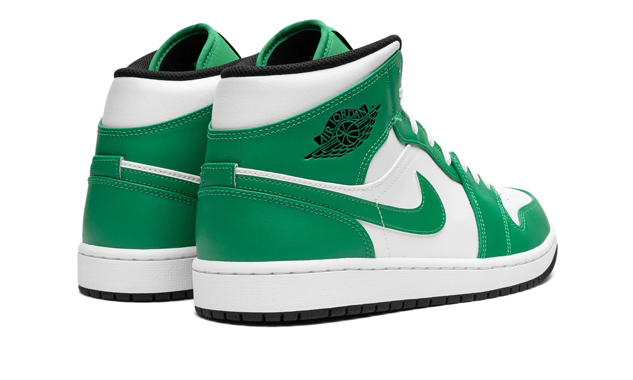 Race Walk Air Jordan 1 Mid Lucky Green