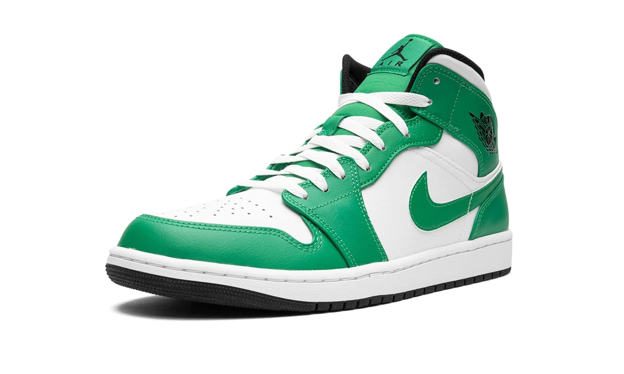 Summer Vibe Open Walk Air Jordan 1 Mid Lucky Green