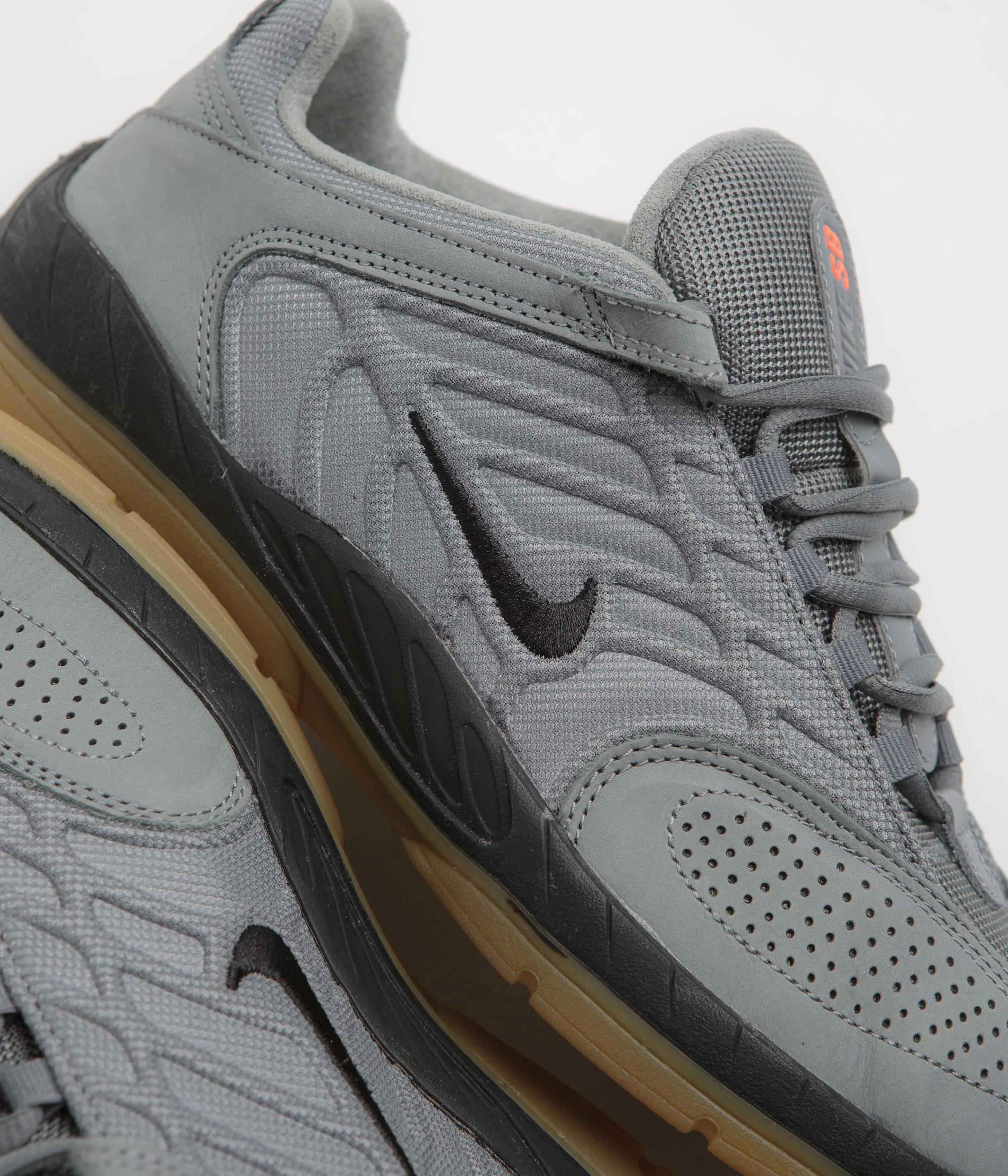 Nike SB Orange Label Vertebrae Shoes - Cool Grey / Black - Cool Grey - Dark Grey Light Jog
