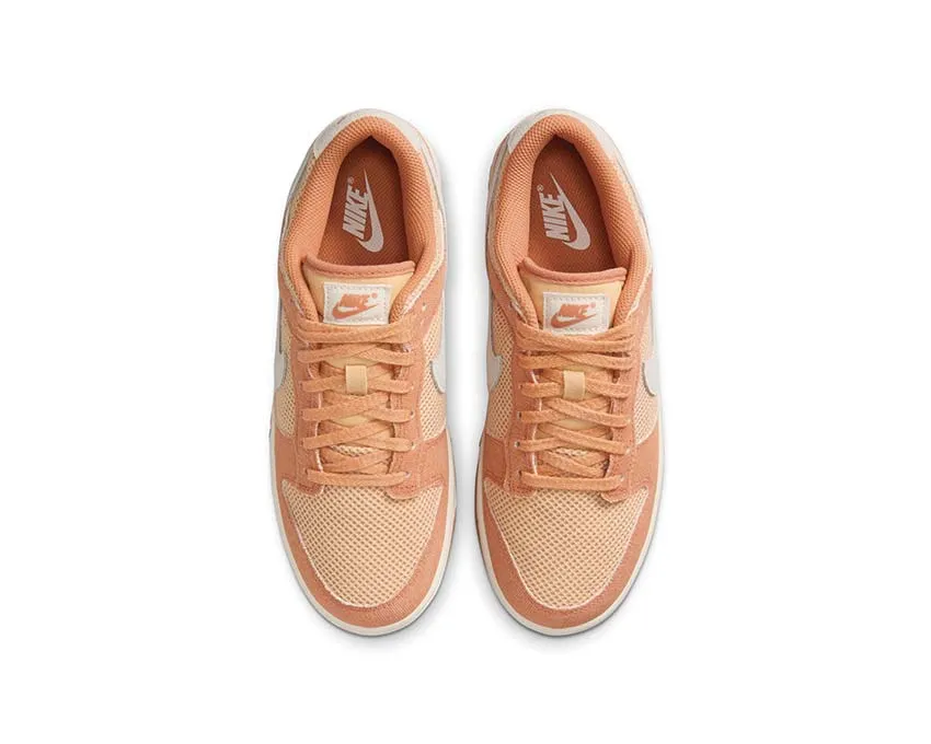 Barefoot feel Nike Dunk Low SE W "Amber Brown"