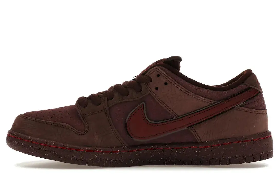 Nike SB Dunk Low City Of Love Burgundy Crush Rain Step