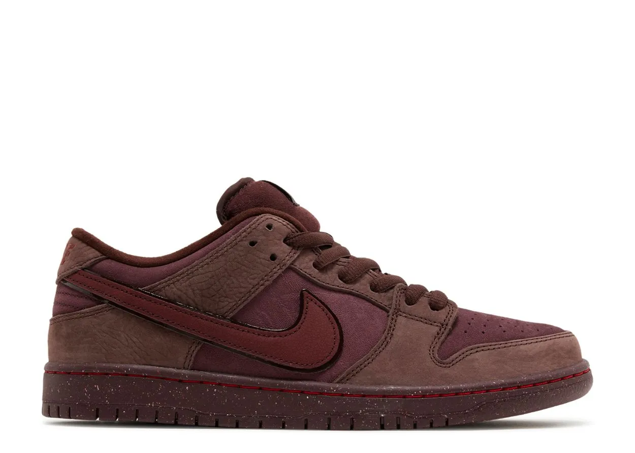 Nike SB Dunk Low City Of Love Burgundy Crush Classic Shoes