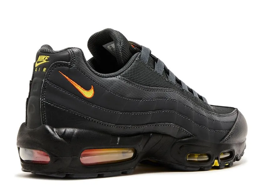 Nike Air Max 95 Anthracite Safety Orange Wear   Resistant
