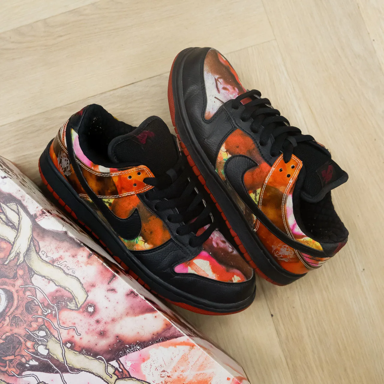 Nike SB Dunk Low Pushead 1 PRE-OWNED Wood Step