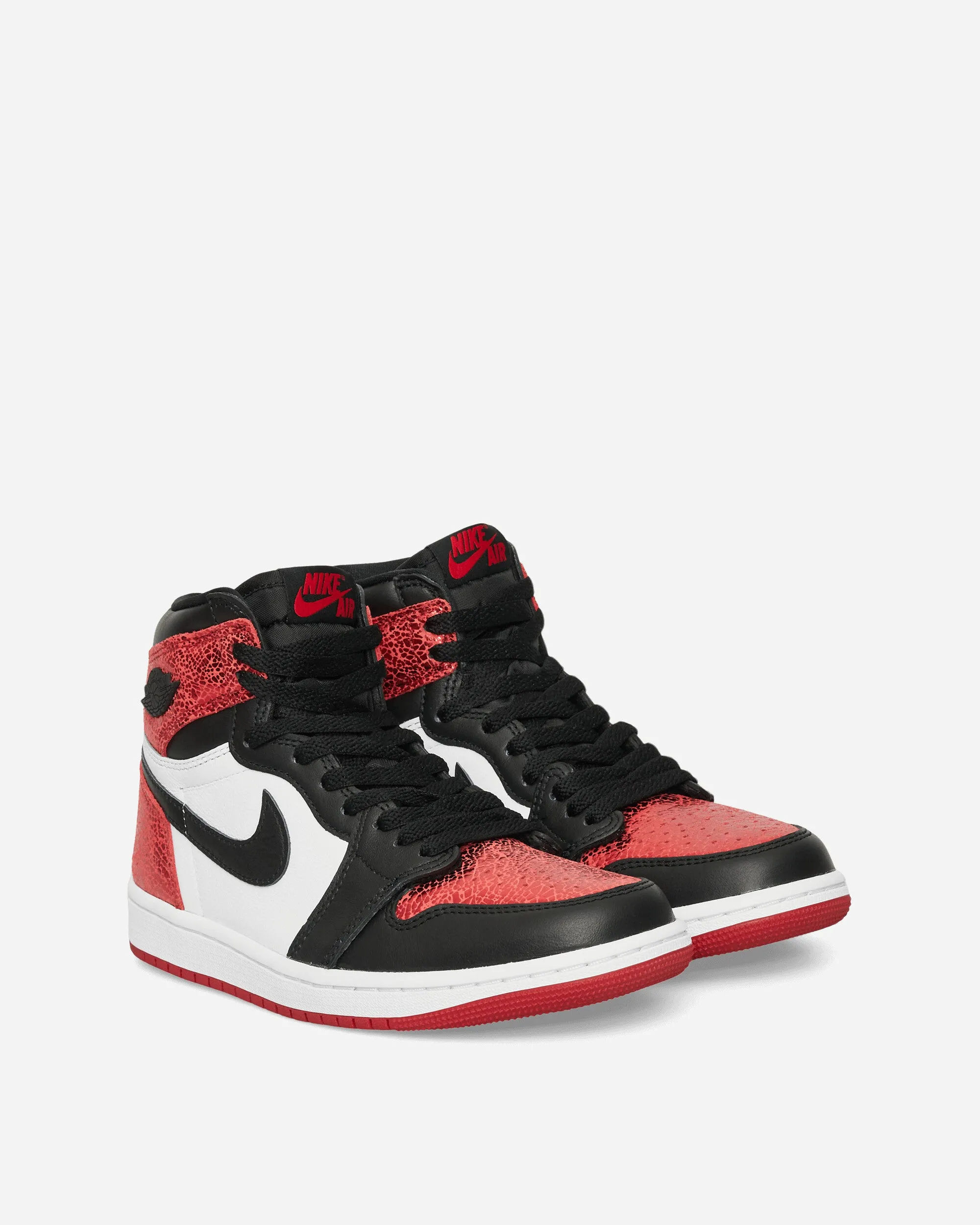 Women's Air Jordan 1 Retro High OG Sneakers Ruby Morning Walk Adult Ease