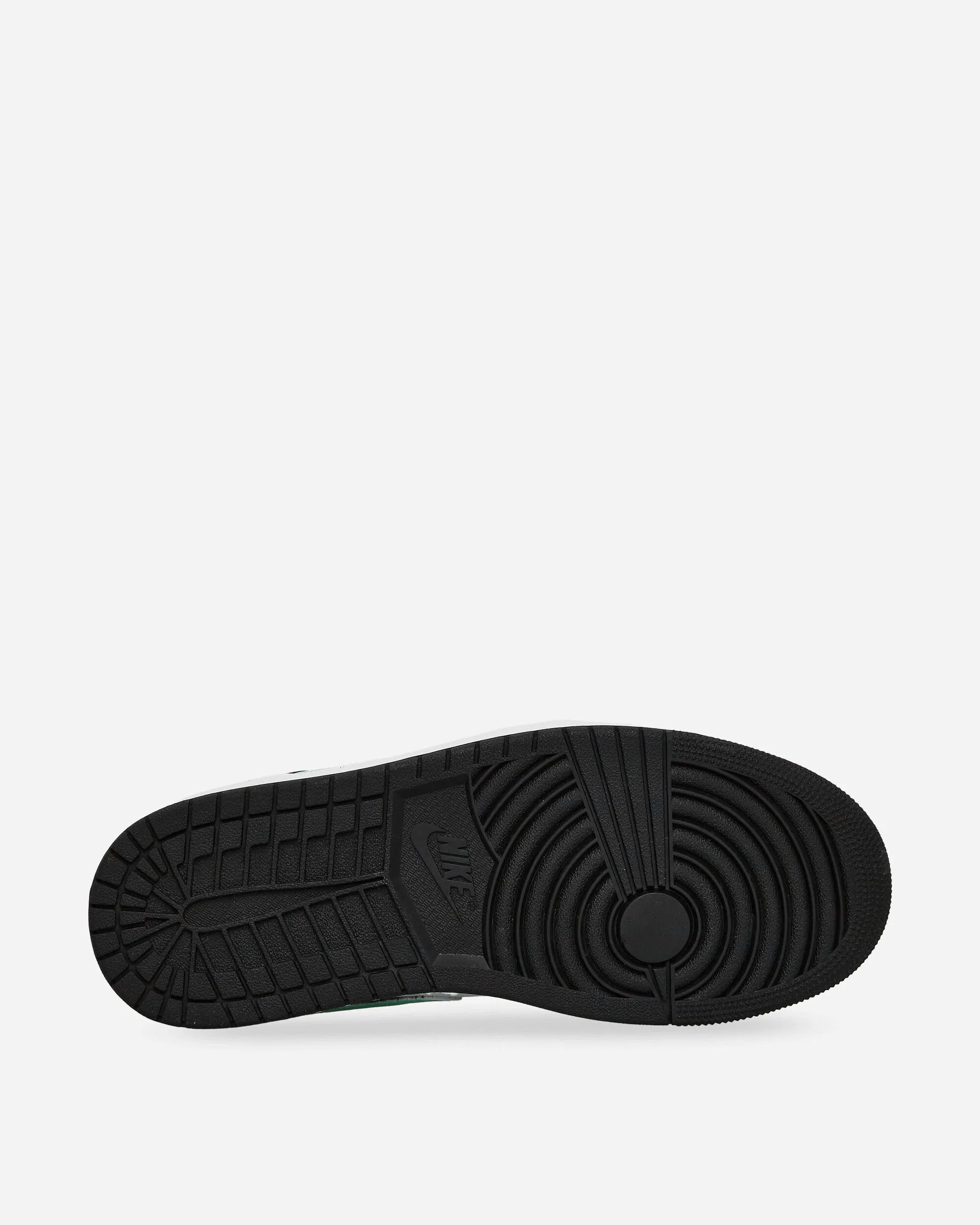 Air Jordan 1 Mid Sneakers White / Black / Green Glow Every Step