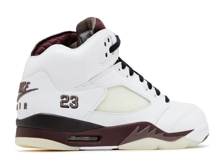 Air Jordan 5 Retro A Ma Mani??re Burgundy Crush Breathable Inside Leisure Style