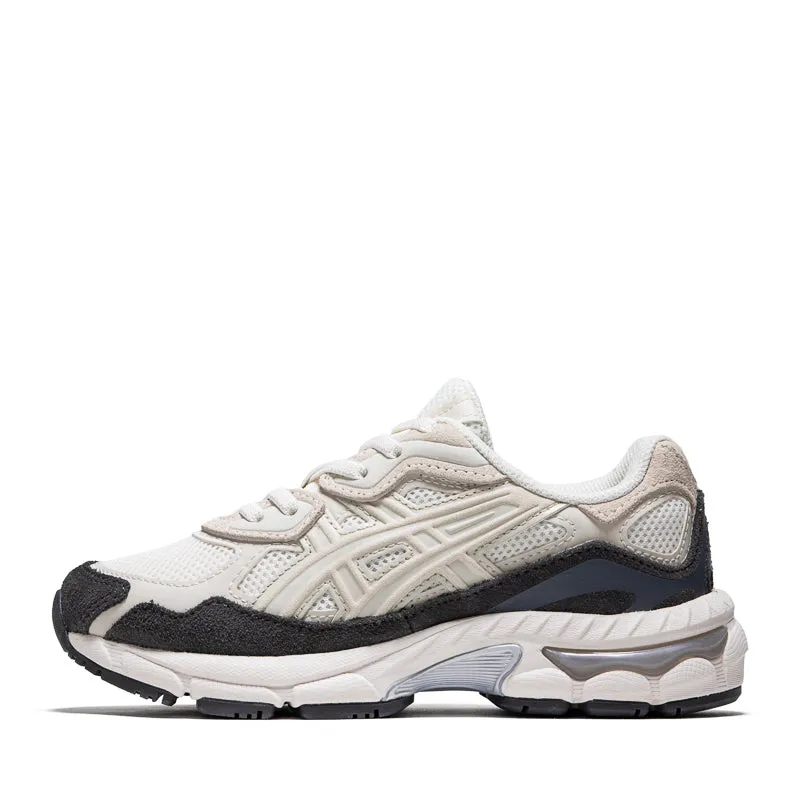 Neo Pop zipper Asics Gel-NYC (PS) - Cream/Smoke Grey