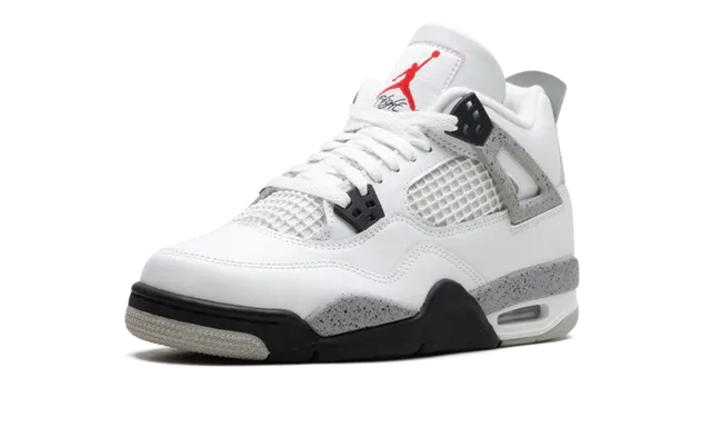 Active Steps Jordan 4 Retro "White Cement" Grade School (2025)