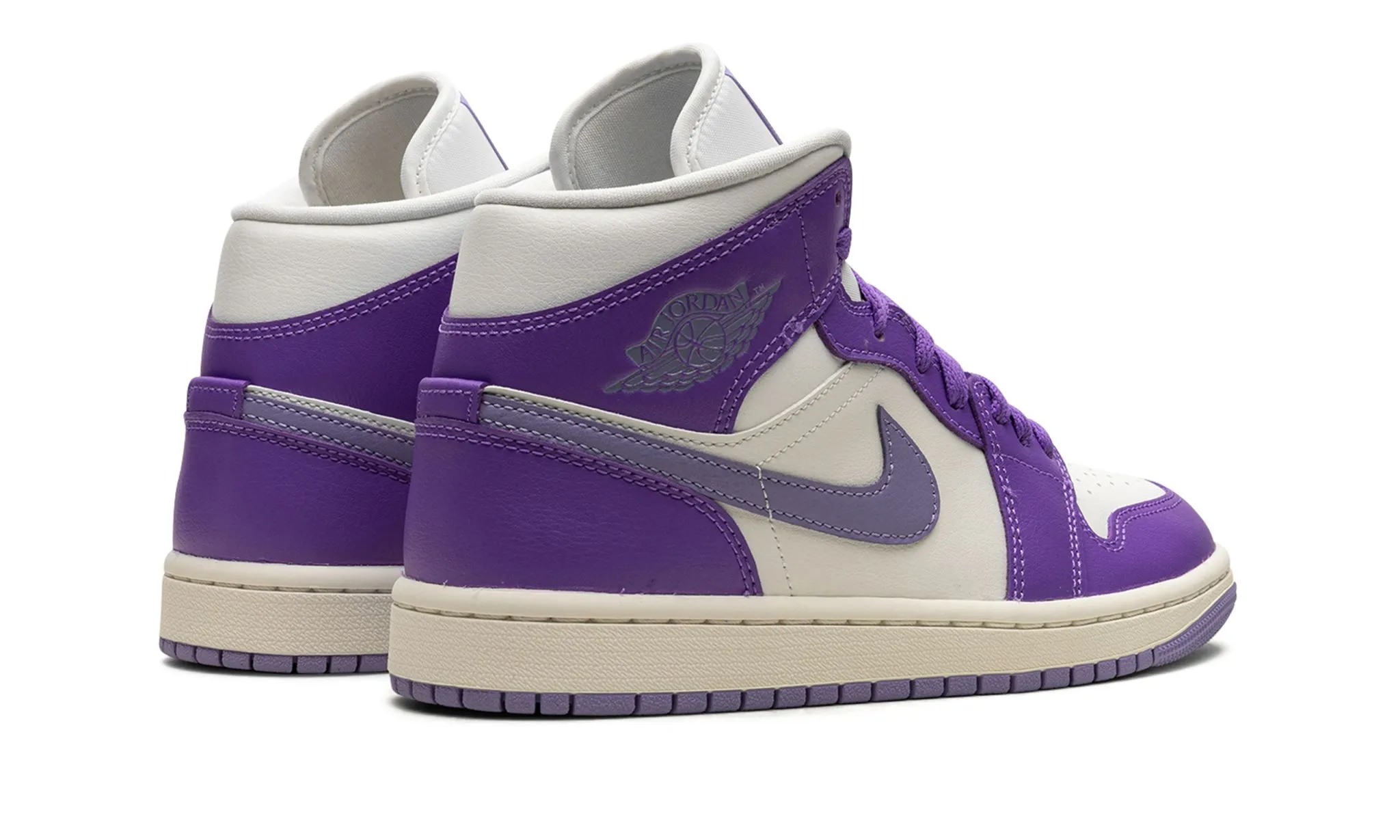 SoftSole Walkable Comfort Wmns Air Jordan 1 Mid 'Action Grape'