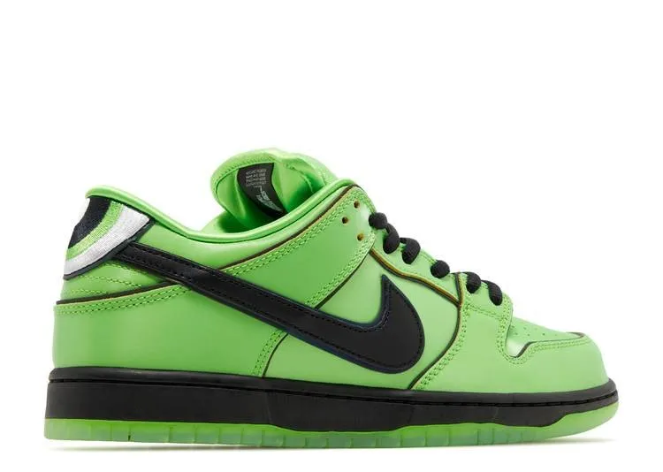 Nike Dunk Low SB The Powerpuff Girls Buttercup Light Reflection