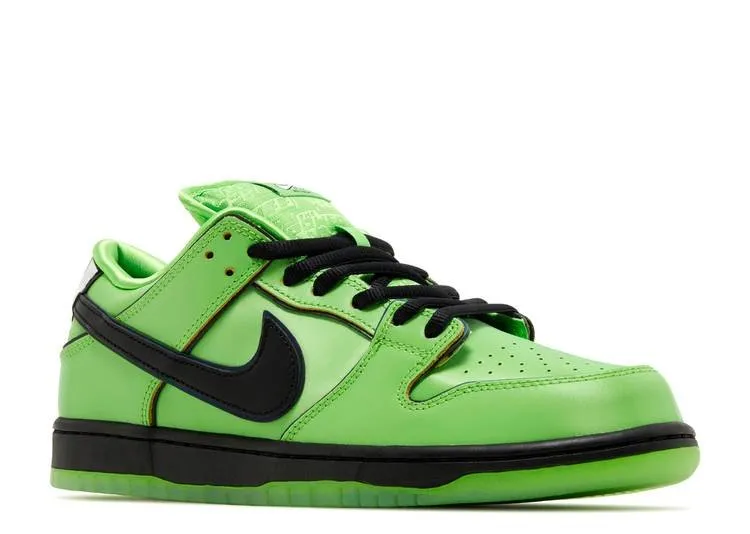 Nike Dunk Low SB The Powerpuff Girls Buttercup Style Go All weather