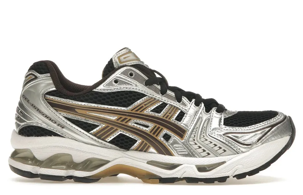 Rubberized Outsole Low Impact Sole ASICS Gel-Kayano 14 Black Coffee Silver