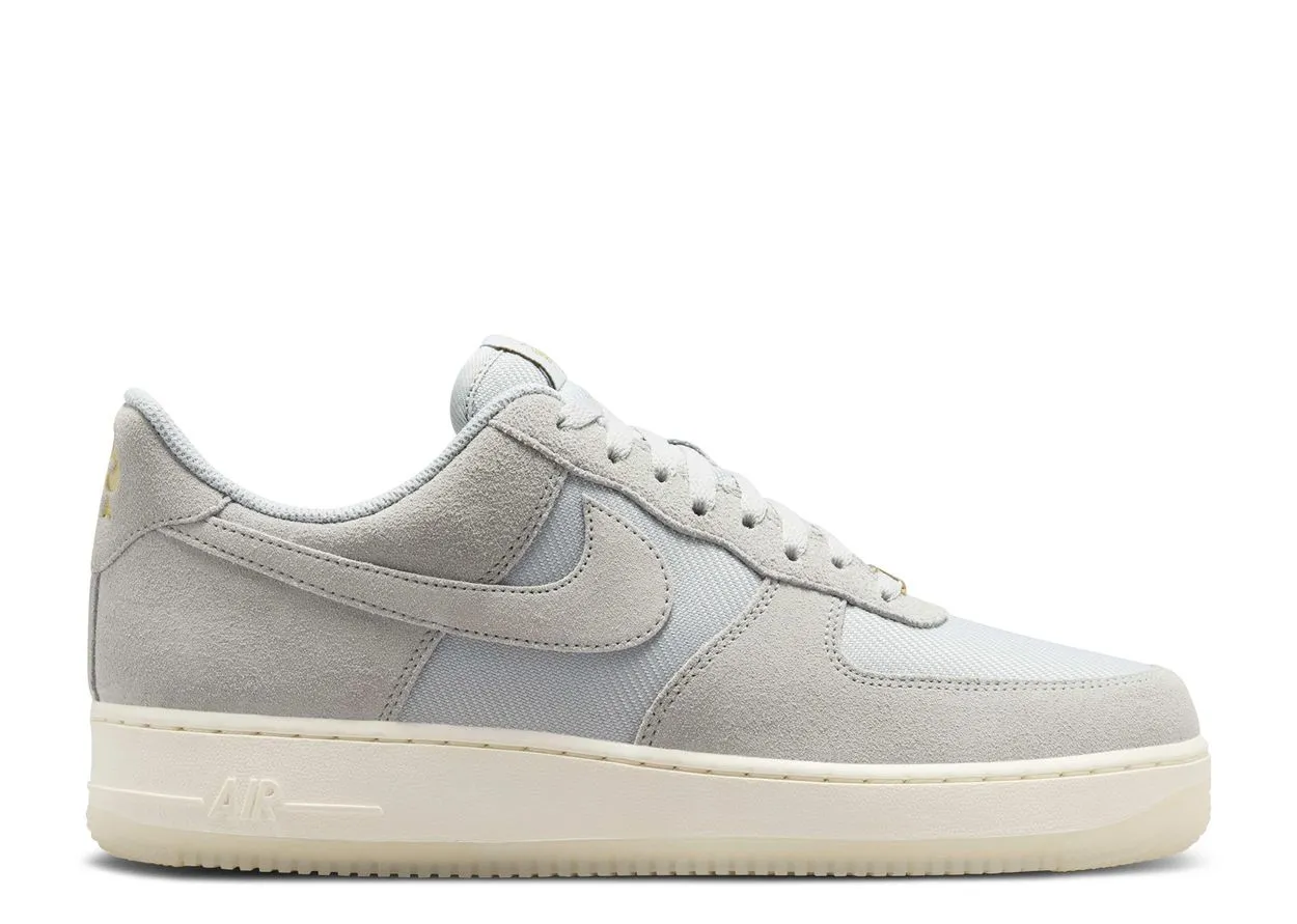 slim fit Nike Air Force 1 Low '07 LV8 Light Smoke Grey Metallic Gold Pale Ivory