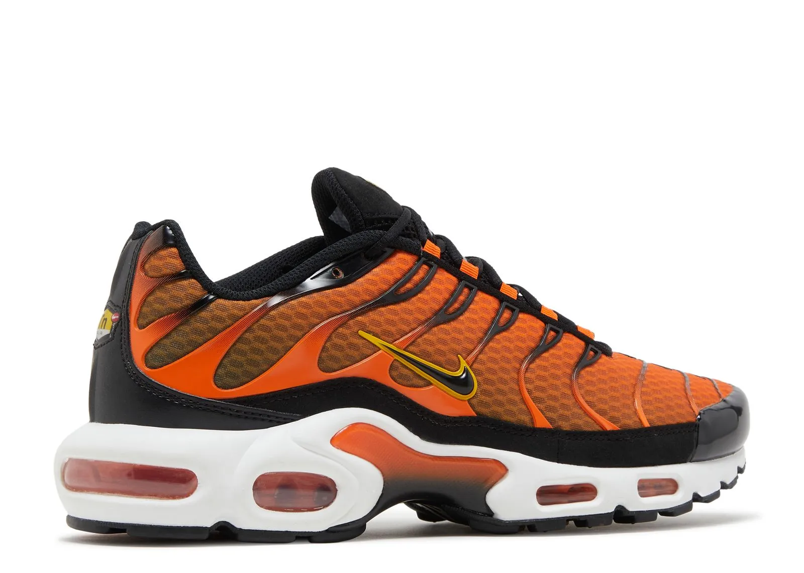 Durable Build Nike Air Max Plus Safety Orange Black