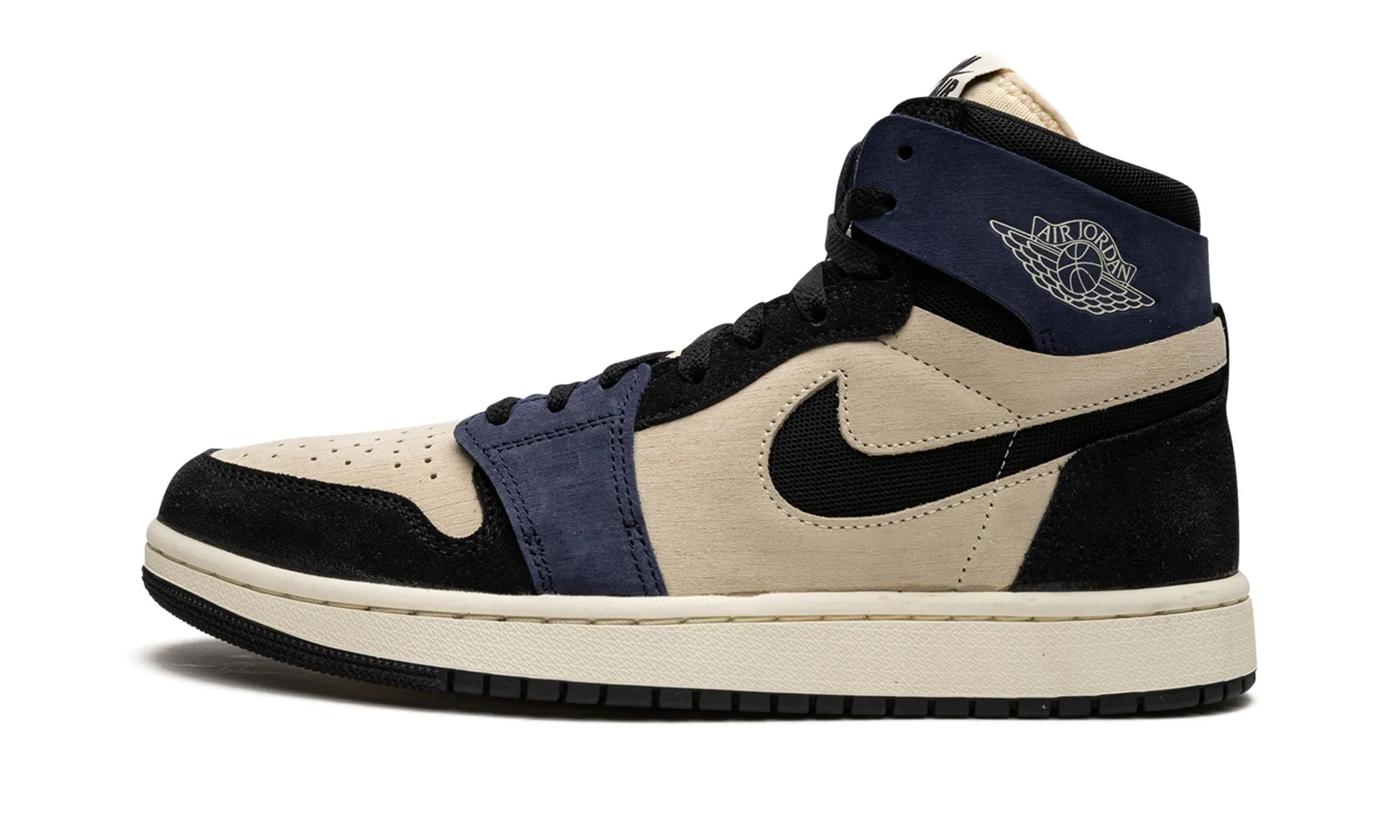 Wmns Air Jordan 1 High Zoom Comfort 2 'Blackened Blue' Relax Mood Trendy Shoes