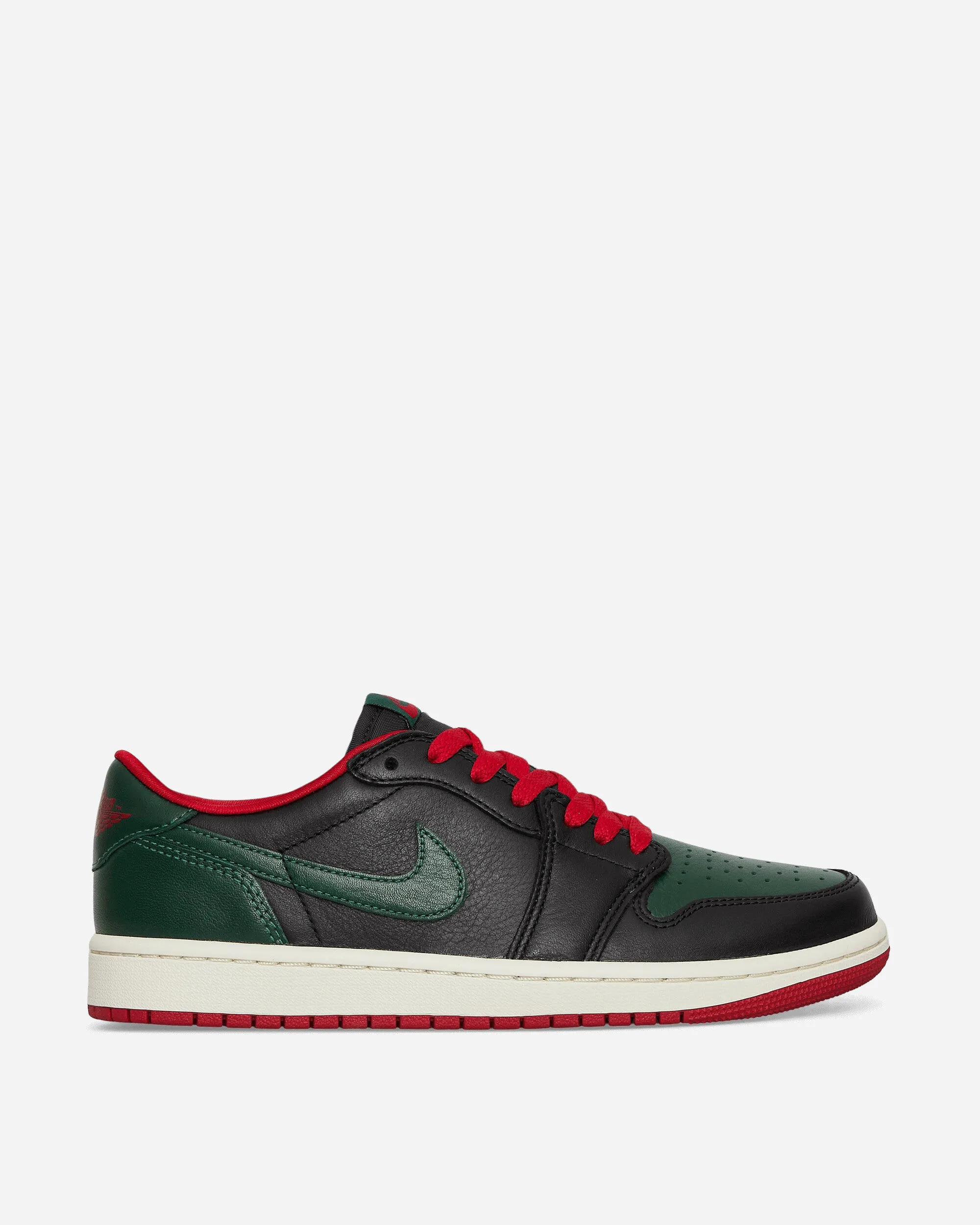 Mid Top Functional Women's Air Jordan 1 Retro Low OG Sneakers Black / Gorge Green
