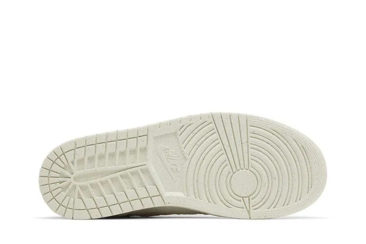 Relax Ready Comfort Ankle Air Jordan 1 Mid SE Craft 'Pale Ivory'