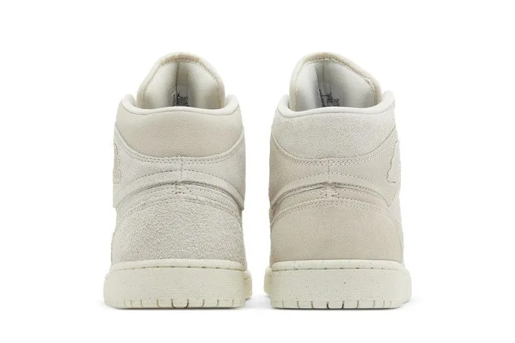 Air Jordan 1 Mid SE Craft 'Pale Ivory' Heavy Use Shopping Look