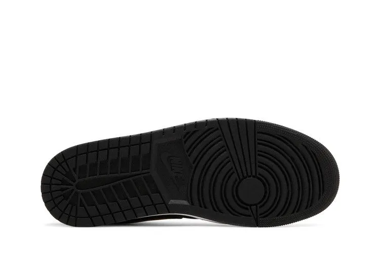 Air Jordan 1 Mid 'Black Metallic Gold' Support frame Natural Form