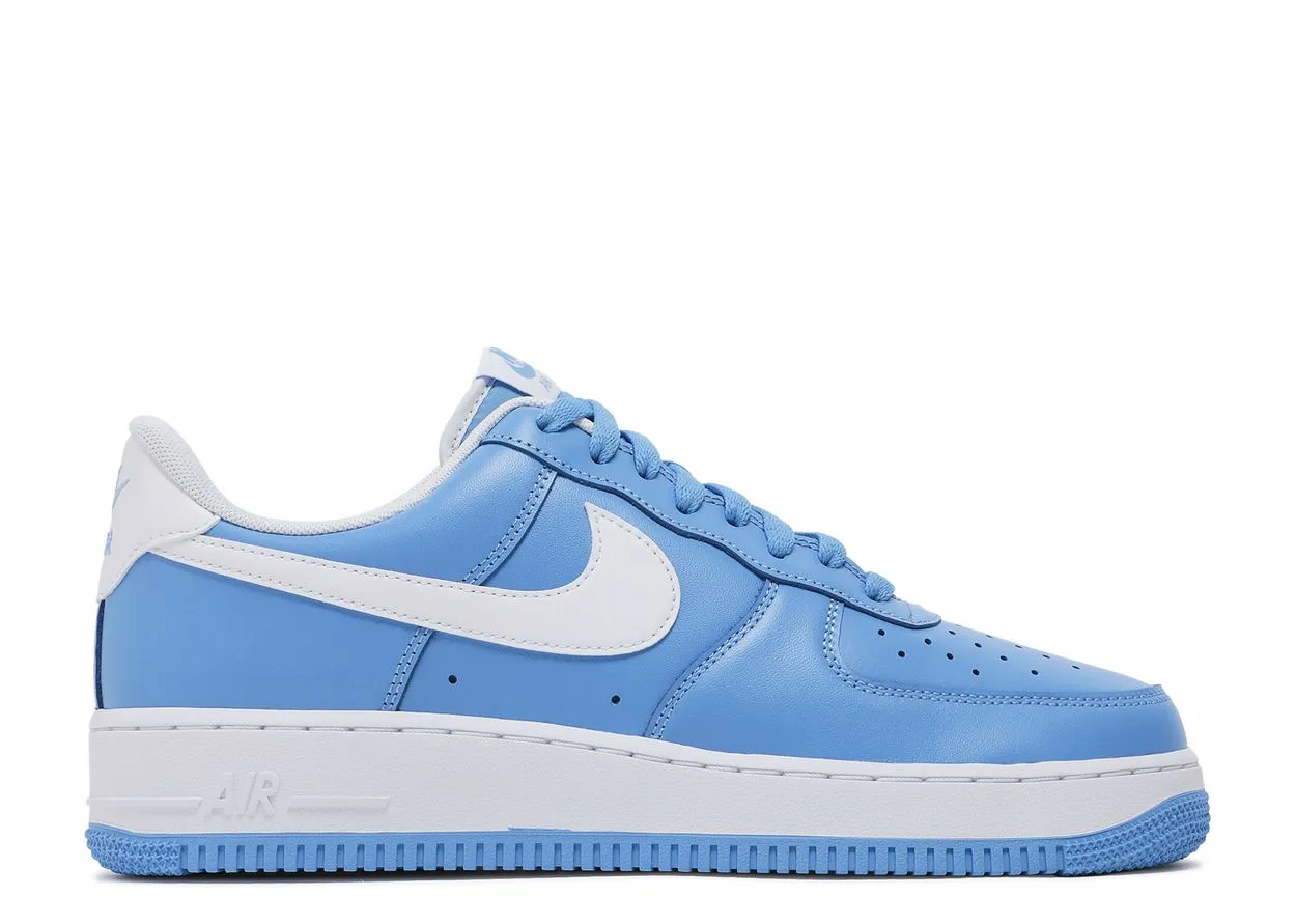 Weekend Vibes Casual Nike Air Force 1 Low '07 University Blue White