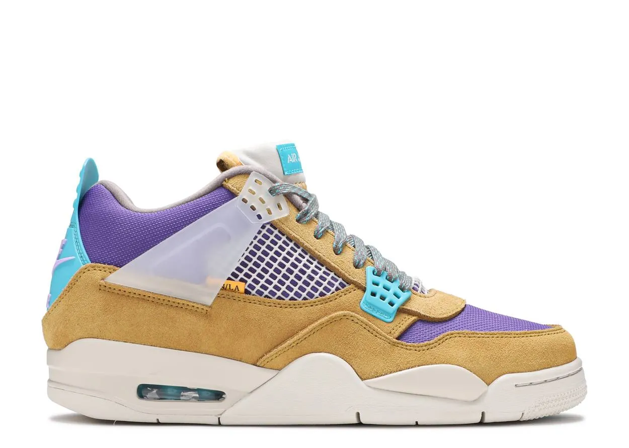 Air Jordan 4 Retro Union Desert Moss Foot Friendly Balanced weight